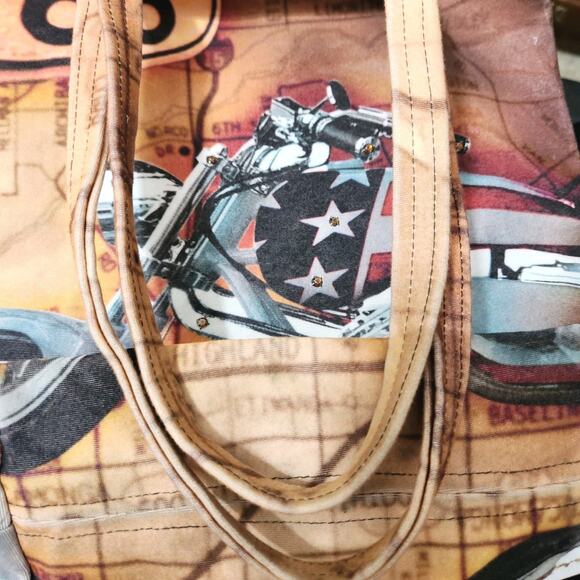 Route 66 Motorcycle Tote Bag/Purse Very Good Condition - Picture 4 of 10